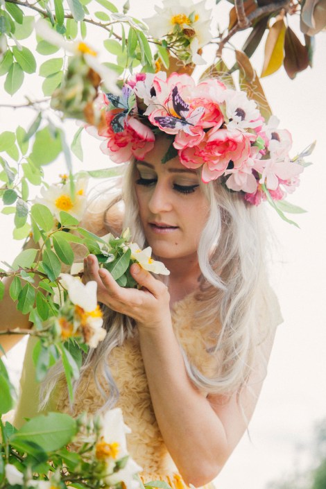 Photographer: Amy Fullam MUAH: Nancy Couture Dress: Nancy Couture Headpiece: Nancy Couture